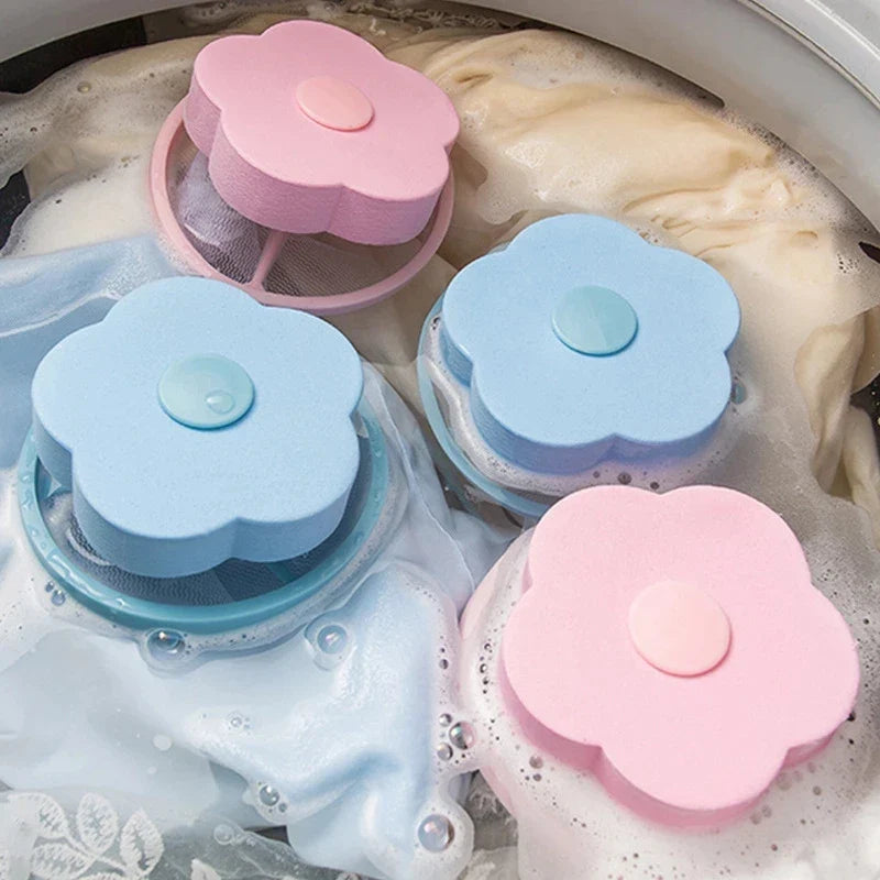 Washing Machine Hair Lint Filter Floating Pet Fur Lint Hair Removal Catcher Reusable Mesh Dirty Collection Pouch Cleaning Balls Lootquake LLC