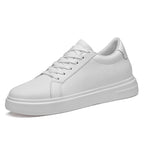 New Summer Men's Sneakers Elevator Shoes Heightening Height Increase Insole 7-8CM High Heels Shoes Leather Sport Shoes Men Shoes Lootquake LLC