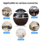 2024 Home Mushroom Head Bedroom Air Purifier USB Desktop Nebulizer Wood Texture Personalized Aromatherapy Machine Humidifier Lootquake LLC