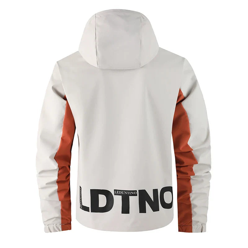 StormGuard Color-Block Tactical Jacket - Multi-Pocket THRIXINE