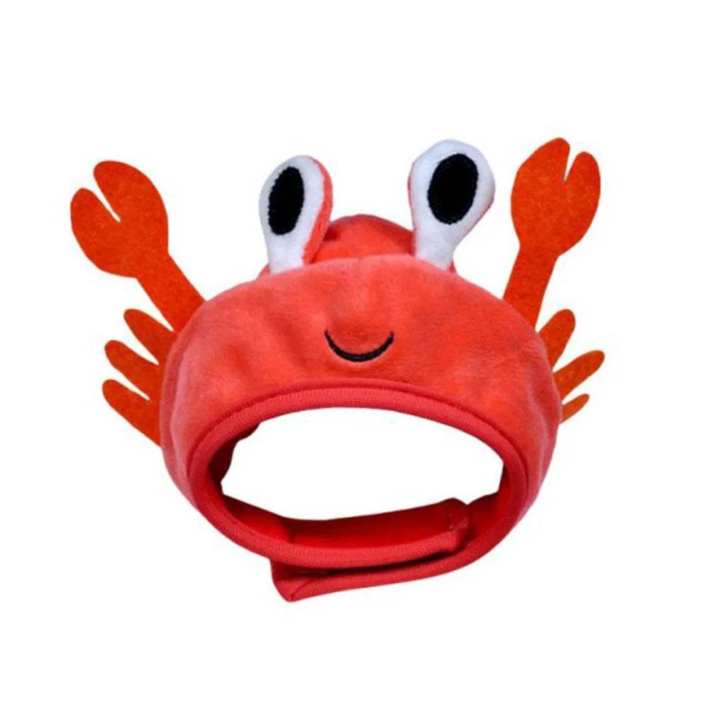 Halloween Easter Pet Costume Novelty Crab Lobster Frog Hat for Cat Puppy Hat Dog Cap Soft Headgear for Birthday Party Photo Prop Lootquake LLC
