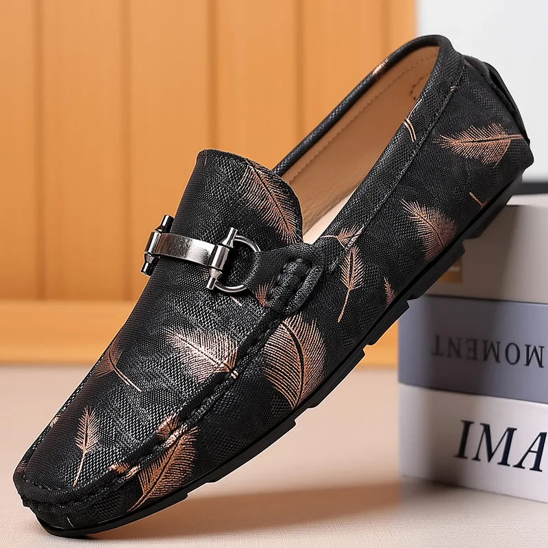 MAEDEF Men‘s High Quality Slip on Loafers 2024 Classics Fashion Leather Casual Male Shoe Comfortable Outdoor Driving Flats Shoes Lootquake LLC
