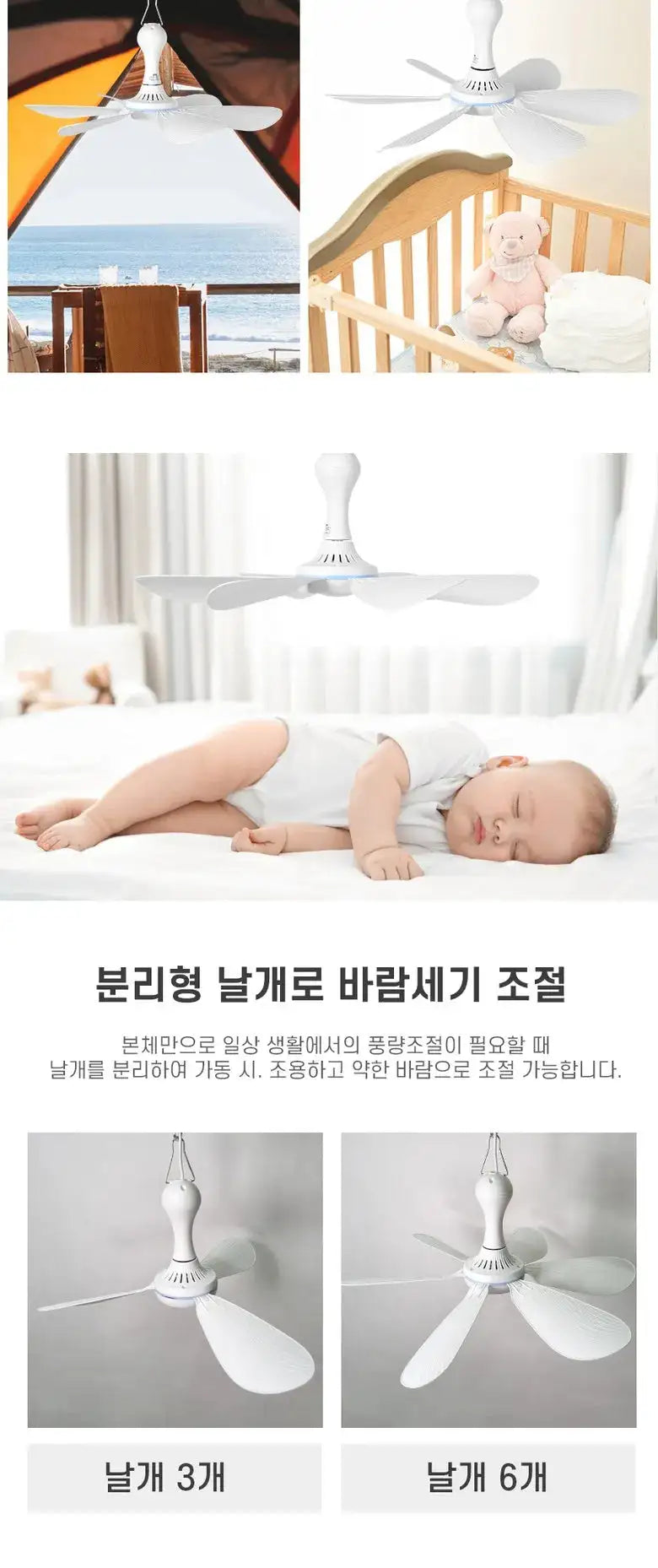 Silent 6 Leaves USB Powered Ceiling Canopy Fan with Remote Control Timing 4 Speed Hanging Fan for Camping Bed Dormitory Tent New