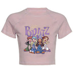 Women's Y2K Gothic Cartoon Print T-Shirt Trendy