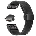 Garmin Soft Leather Band - Magnetic Buckle QuickFit Design - SJB-DIAMOND ELITES