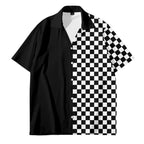 Mens Designer Clothes Black and White Dot Print Shirts Oversized Summer Travel Hawaii Beach Hawaiian Harajuku Camisa Masculino Lootquake LLC