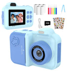 Instant Print Camera For Kids Mini Digital Video Camera Dual Lens Photo Printing Thermal Paper Toys Camera Boys Girls Gifts Lootquake LLC