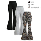 Women's High Waist Yoga Flare Pants THRIXINE
