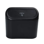 Car Trash Bin Hanging Vehicle Garbage Dust Case Storage Box Plastic Pressing Square Trash Can Type Auto Car Supplies Lootquake LLC