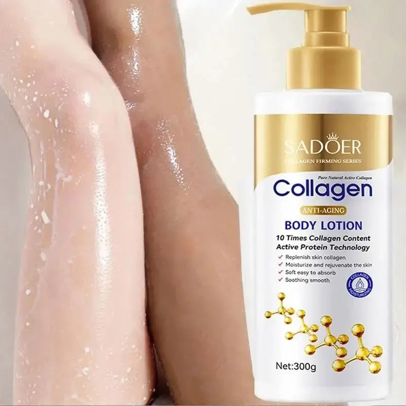 Collagen Milk Bleaching Face Body Cream Whitening Skin Moisturizing Lotion Lightening Care Lootquake LLC