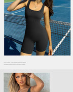 Seamless One-Piece Short Yoga Sportswear THRIXINE