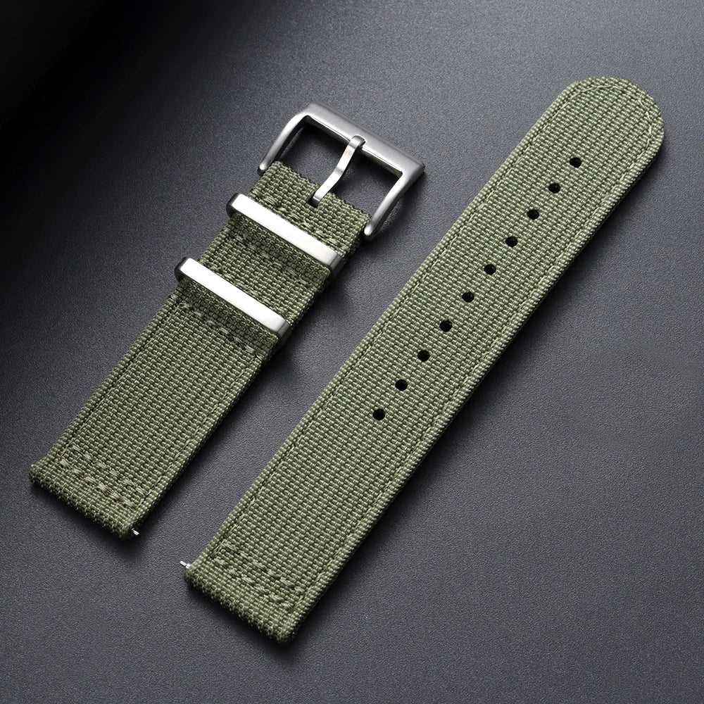 Amazfit Nylon Ribbed Watch Band Quick Release Sport Strap For Smartwatch