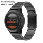 Garmin Steel Band - Modern QuickFit Design Strap BandsCo Straps