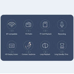 Wireless Bluetooth5.4 Speakers 87.5-108MHz Portable FM Radio Outdoor Radio MP3 Music Player Support Earphone TF Card Video Clock Lootquake LLC