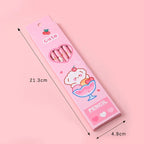 6Pcs/box Kawaii HB Pencil with Eraser Wooden Pencil for Children Drawing Writing Student School Office Supplies Stationery Lootquake LLC