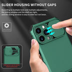 Unique Cover with Camera Protection Heavy Duty Shockproof Protective iPhone 13 Pro Case ShockProof Case For iPhone 13 12 11 Pro Slide Camera Protection Case Dual Layer Armor Case Back Cover Stevvex