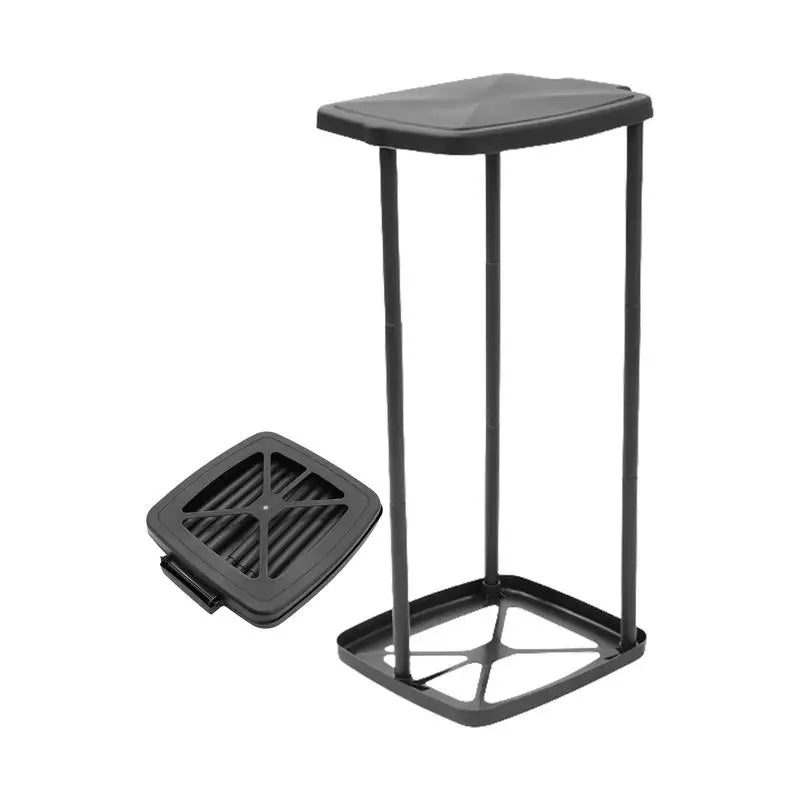 Garbage Bag Holder Rubbish Bin Stand Telescopic Garbage Holders Waste Storage Frame with Lid for Living Room Yard Lawn Camping Lootquake LLC