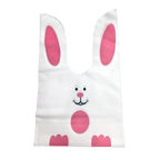 Hot Sale 20 / Batch Cute Rabbit Carrot Ear Biscuit Bag Candy Biscuit Gift Bag Snack Baking Packaging Supplies Easter Decoration Lootquake LLC