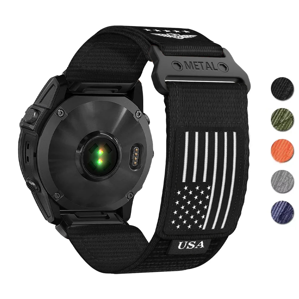 Garmin Fenix Nylon Strap - Tough, Tactical, QuickFit Band BandsCo Straps