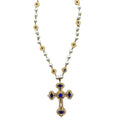 Cross Pendant Necklace with pearl Female Silver 925 and steel Jewelry For Women Fashion girls Lootquake LLC