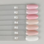 Milky White Rubber Base Gel Polish Nude Pink Base for Gel Varnish Semipermanent Natural Color Gellac Nails Art uv led Enamel Lak Lootquake LLC