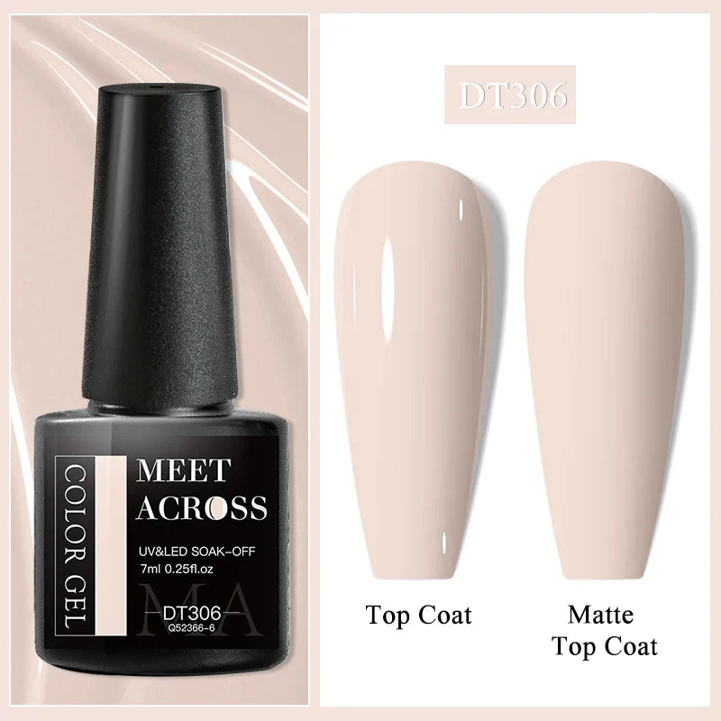 7ml Milky Jelly White Gel Nail Polish Natural Luster Long Lasting Nail Art All for Home DIY Manicure Soak Off UV LED Gel Vernis Lootquake LLC