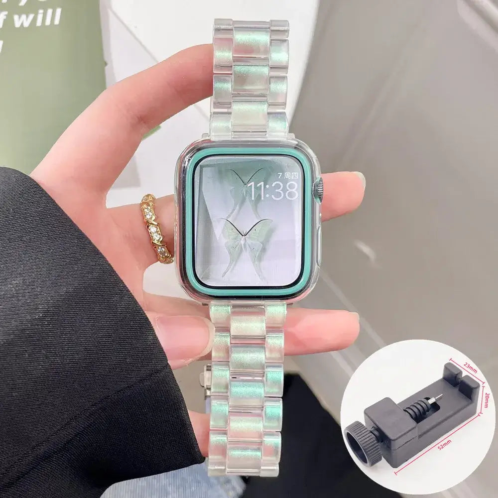 Apple Watch Resin Strap - Stylish, Durable Design - SJB-DIAMOND ELITES