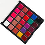 25 Color Lipsticks Palette Waterproof Long Lasting Pigment Moisturizing Cosmetic Makeup Lipgloss Palette Professional Cosmetic Lootquake LLC