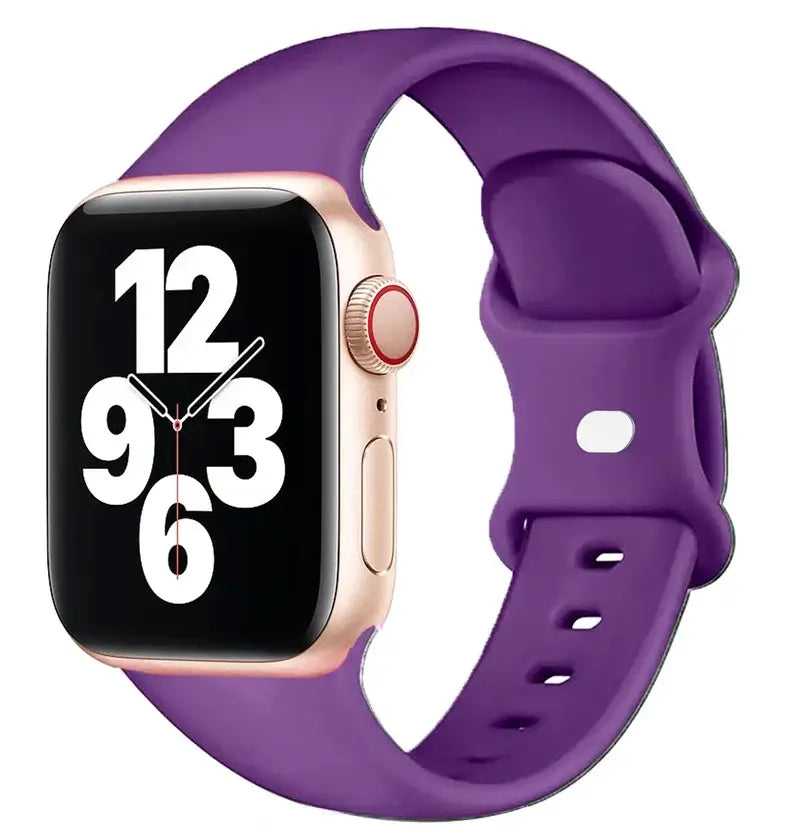Apple Watch Silicone Band - Soft Waterproof Flexible Strap - SJB-DIAMOND ELITES