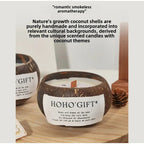 Coconut Husk Scented Candles Niche Advanced Fragrance Atmosphere Candle Bedroom Fragrance Decor Creative Souvenir Birthday Gift Lootquake LLC