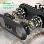 Bluetooth 5.4 Speaker Handsfree Car Kit Sun Visor Clip Wireless Audio Receiver Speakerphone Loud Music Player Dual Microphone Lootquake LLC