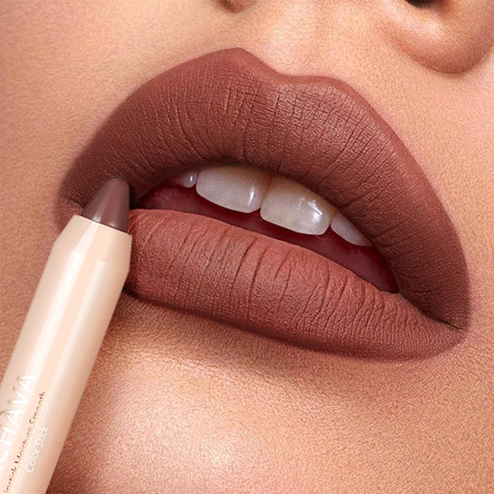 Long Lasting Hydrating Lipstick - Natural Look, Creamy Texture, All Skin Types Compatible, High Pigment Range with Brown, Moistu Lootquake LLC