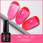 7ml Milky Jelly White Gel Nail Polish Natural Luster Long Lasting Nail Art All for Home DIY Manicure Soak Off UV LED Gel Vernis Lootquake LLC