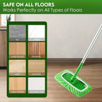 4 Reusable Mop Pads with High Water Absorption and Ultra-fine Fiber Cleaning Pads That Can Firmly Adhere To Most Standard Mops