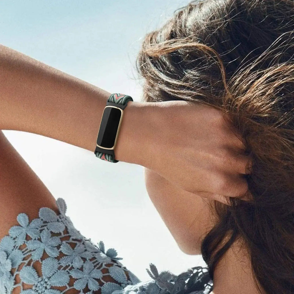 Fitbit Luxe Nylon Band - Durable, Soft, Breathable Design - SJB-DIAMOND ELITES