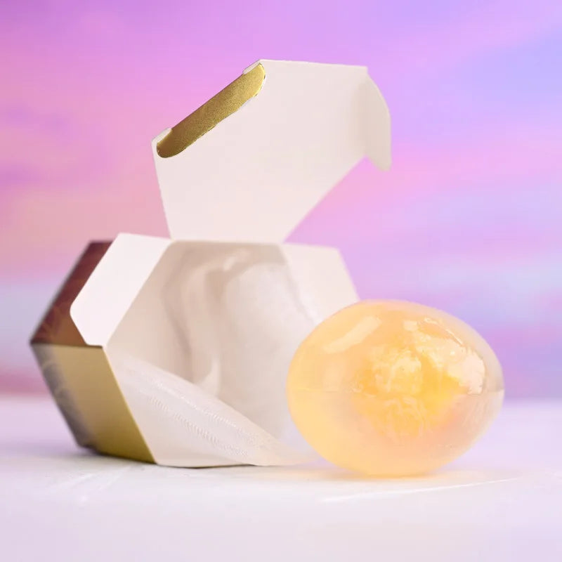 Natural Collagen Egg Soap 80g Wholesale Collagen Bath Soap Bar Cleaning Hydrating Moisturizing Soap Lootquake LLC