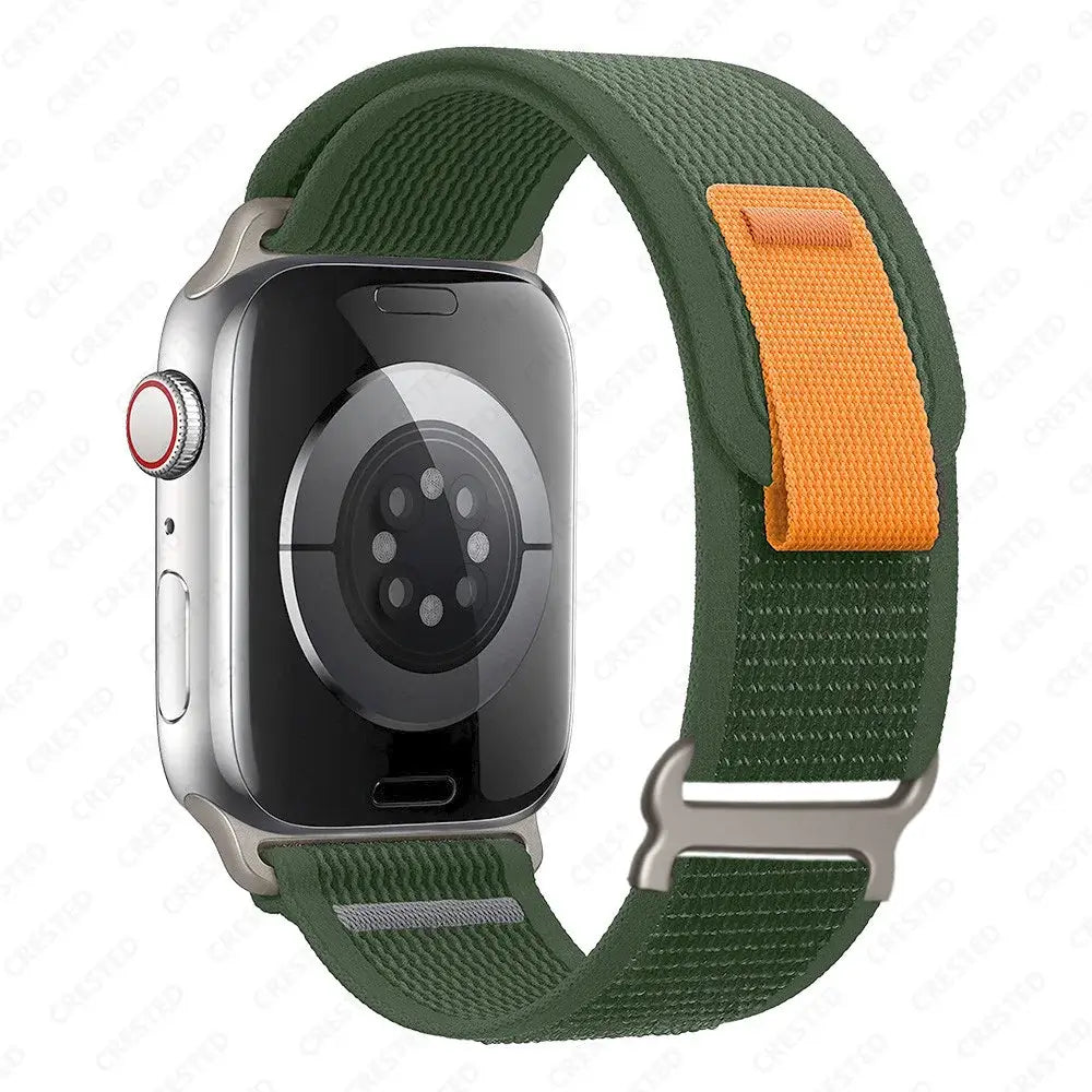 Apple Watch Nylon Strap - Durable Breathable Velcro Band - SJB-DIAMOND ELITES
