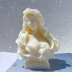 Beautiful Lady Statue Candle Mold Goddess Female Bust Silicone Molds Greek Art Woman Sculpture Soy Wax Tool Lootquake LLC