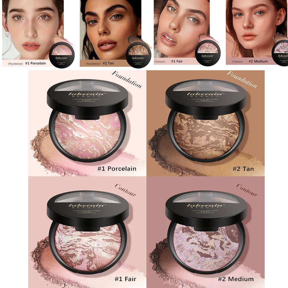 Matte Loose Powder Waterproof Oil-control Matte Full Coverage Face Makeup Makeup Setting Loose Powder Baked Powder Foundation Lootquake LLC