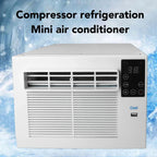 Portable Air Conditioner Energy Saving 1900BTU 280W Mini Mobile AC with Remote Control for Home Dorm Office Camping Pet Space