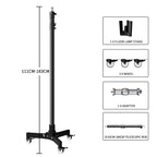 Ceiling/Floor Projector Support Stand Metal Holder Multi-angle Adjustable 360 ° Rotating Projector Bracket Film Video Projector