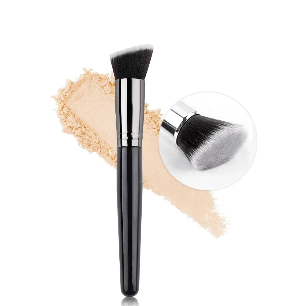 Black Foundation Make up Brush Cream Foundation buffing Makeup Brush Big Foundation Brush Synthetic Hair Face Makeup Tool Lootquake LLC