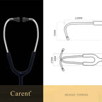 Carent Black Cardiology Dual Stethoscope