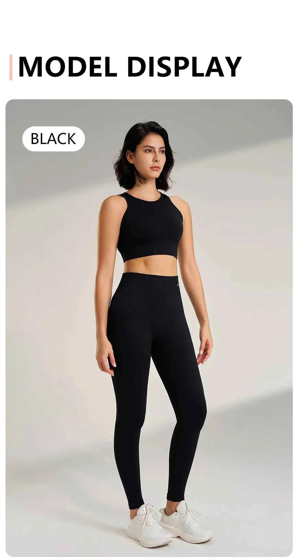 Women's High Waisted Leggings and Top THRIXINE