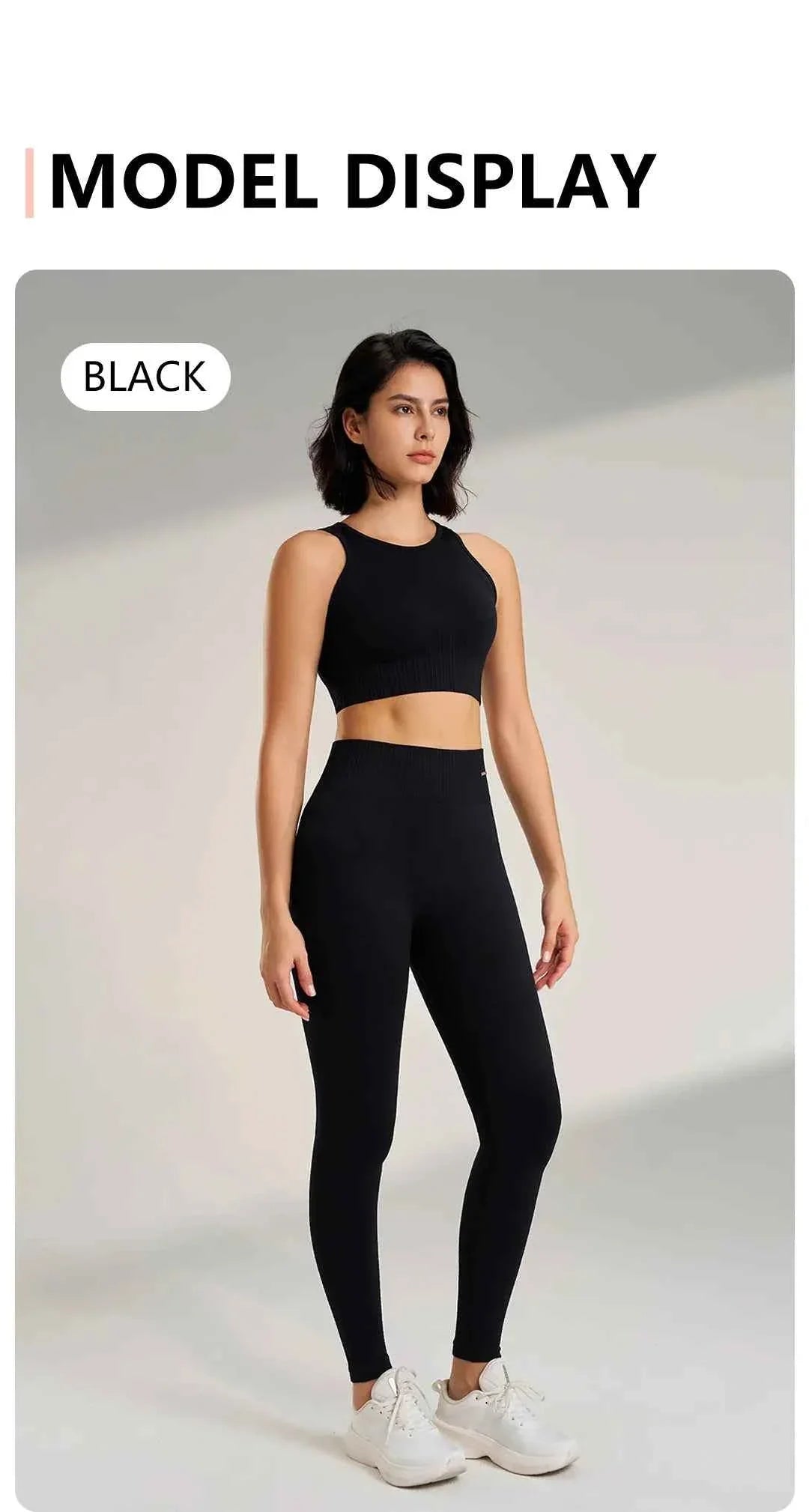 Women's High Waisted Leggings and Top THRIXINE