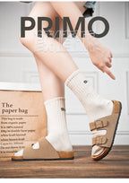 Brand Men Women Sandals Summer Designer Couple Cork Clogs Sandals Luxury Classic Unisex Mules Beach Slide With Adjustable Buckle Lootquake LLC