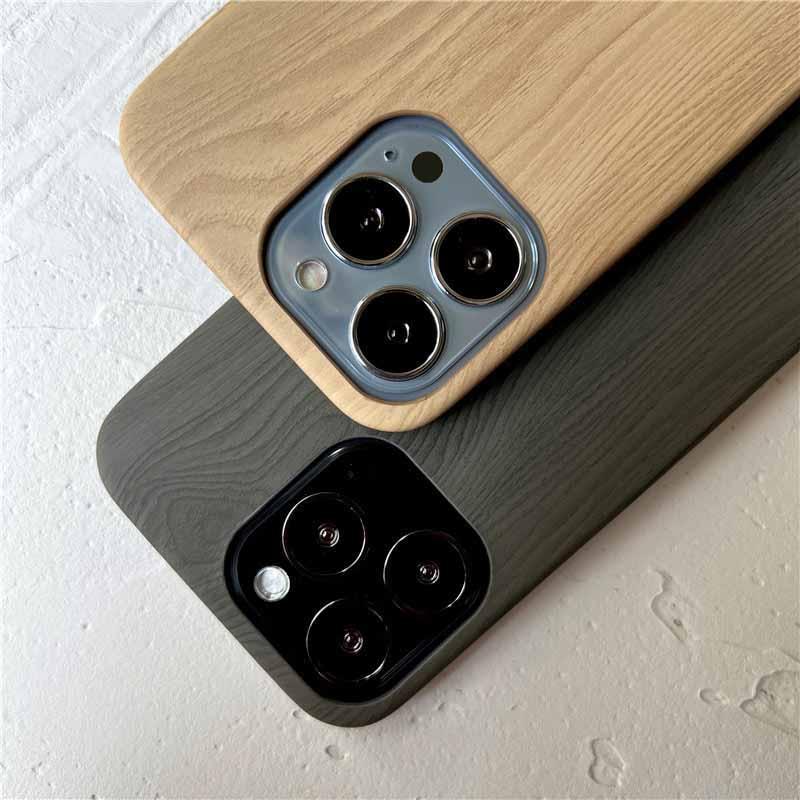 Retro Ultra Thin Wooden Texture Phone Cases For iPhone 14 13 12 11 Pro Max XS MAX XR XS X 7 8 Plus anti-skid Soft Cover Vintage Wooden Unique Classy & Fully Protective Phone Case Stevvex
