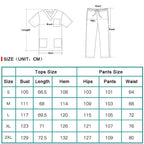 Women's Medical Uniform Elastic Scrub Set