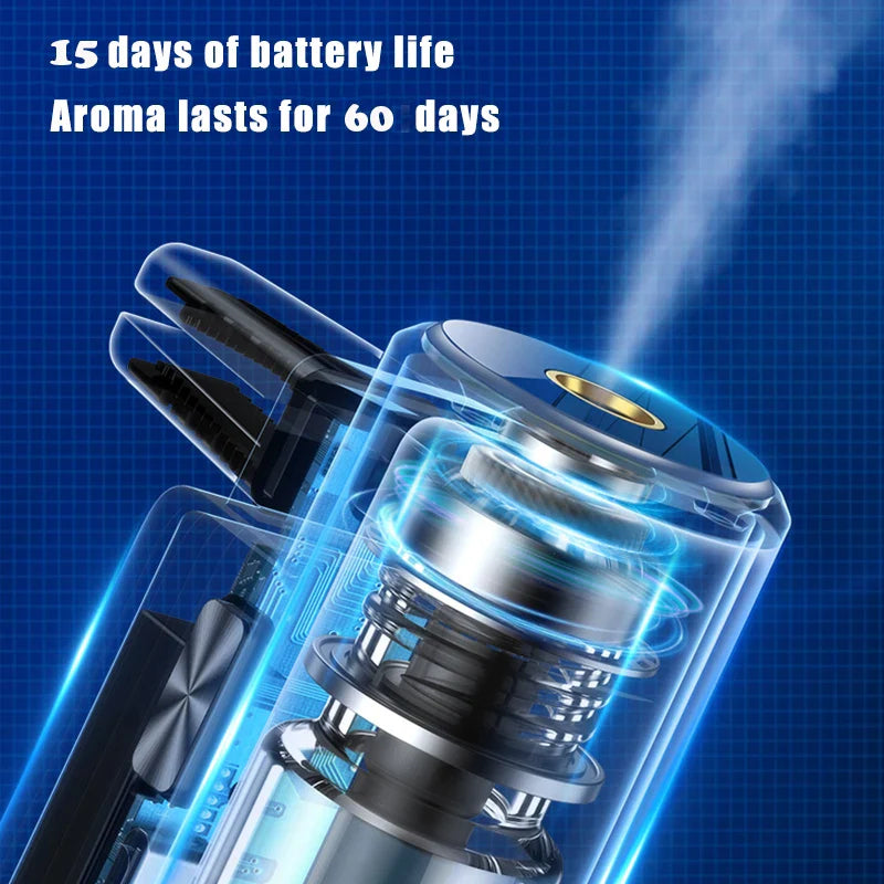 Electric Auto Air Diffuser Aroma Car Air Vent Humidifier Mist Wood Grain Essential Oil Aromatherapy Freshener Perfume Fragrance Lootquake LLC