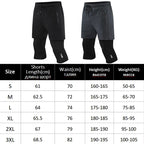 Men's 2-in-1 Compression Running Shorts